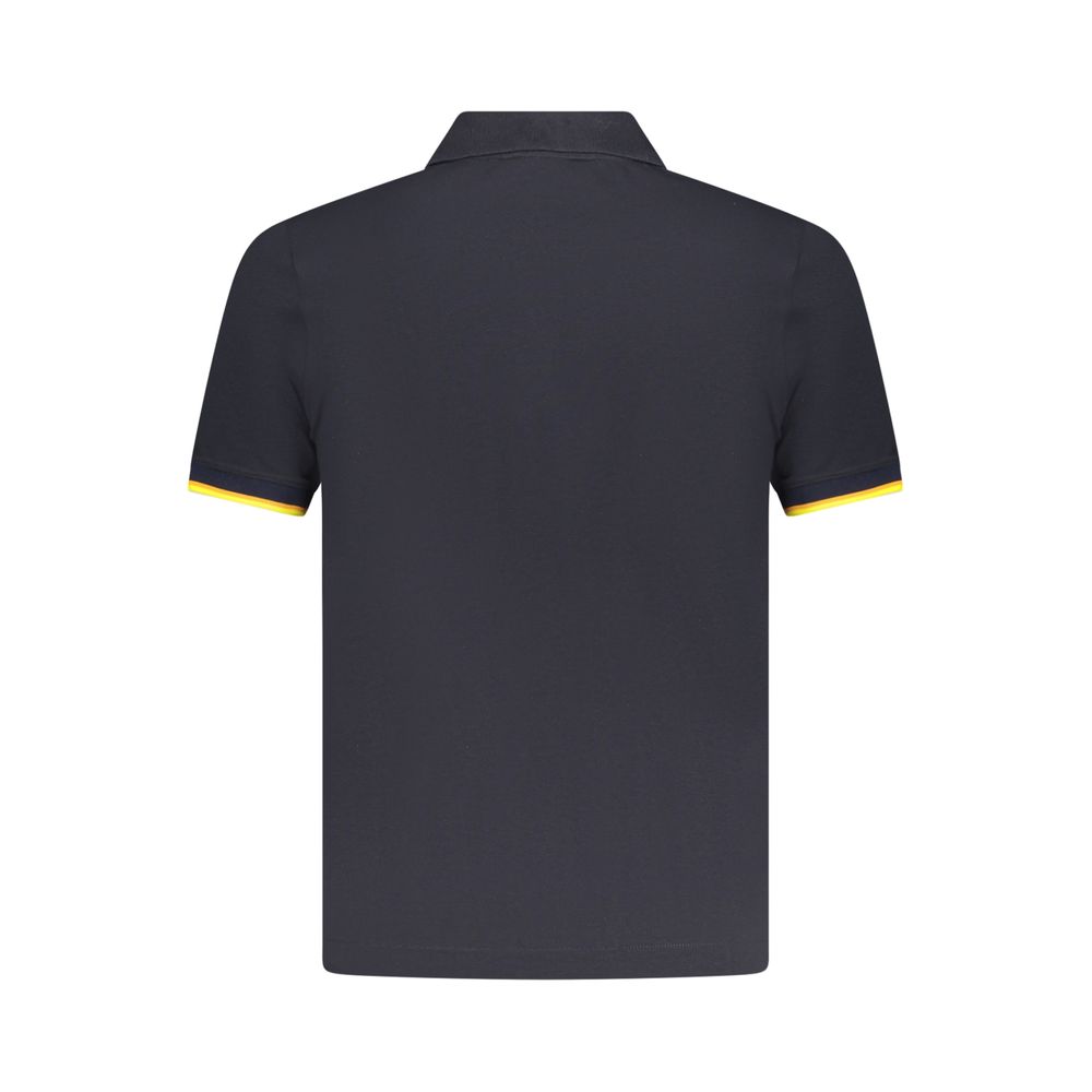 K-WAY Blue Cotton Men Polo