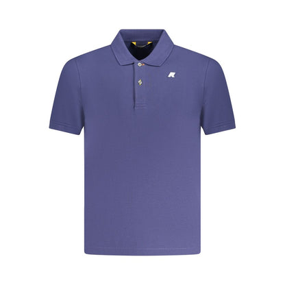 K-WAY Blue Cotton Men's Polo Shirt