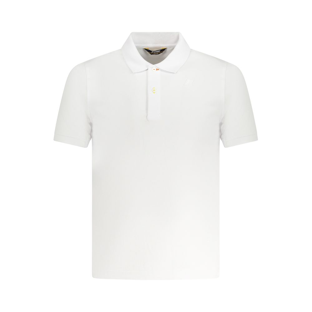K-WAY White Cotton Men's Polo Shirt