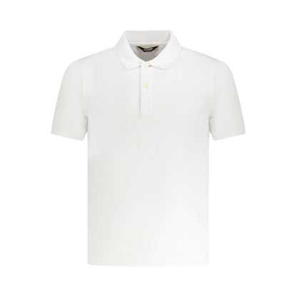 K-WAY White Cotton Men's Polo Shirt