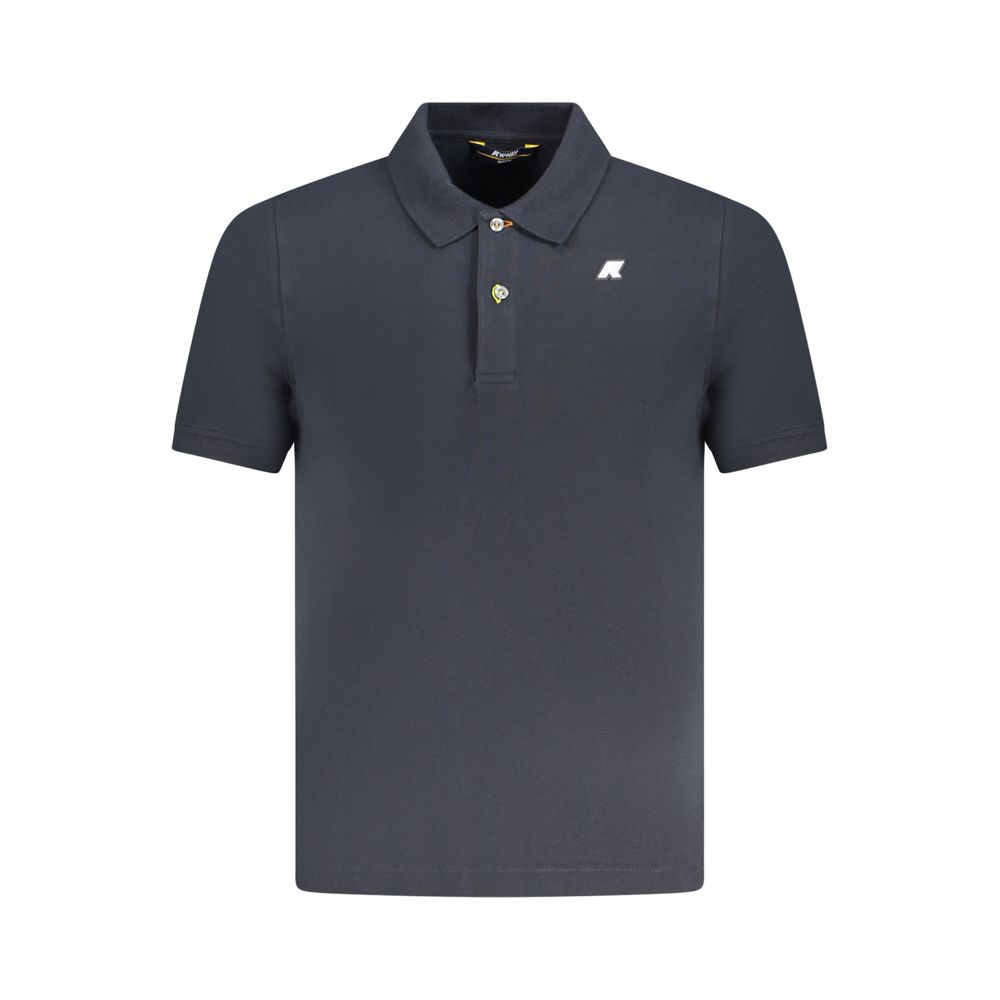 K-WAY Blue Cotton Men Polo