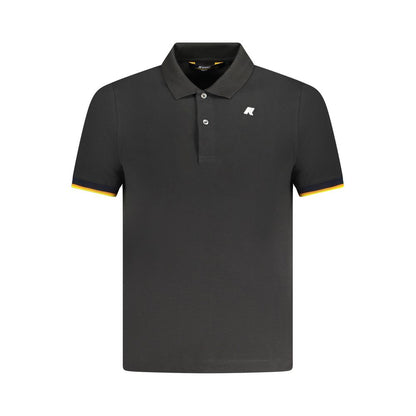 K-WAY Black Cotton Men's Polo