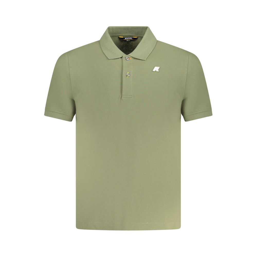 K-WAY Verde Cotton Men Polo Shirt