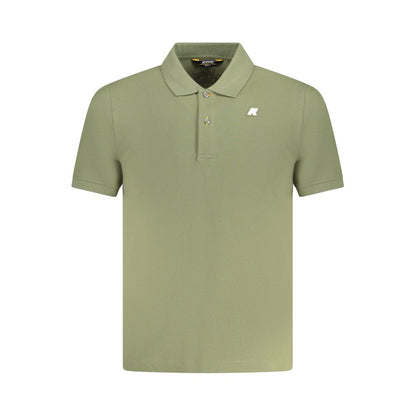 K-WAY Verde Cotton Men Polo Shirt