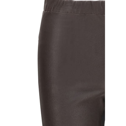 Arma Brown Leather Pants