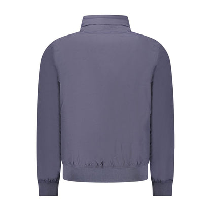 K-WAY Blue Nylon Mens Jacket