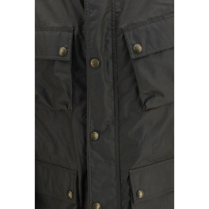 Belstaff Bicolor Cotton Full-Length Jacket