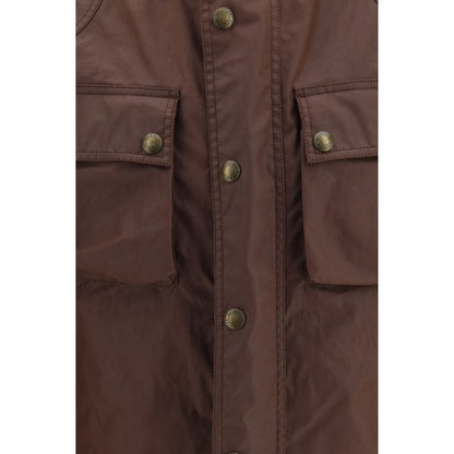 Belstaff Brown Cotton Full-Length Jacket