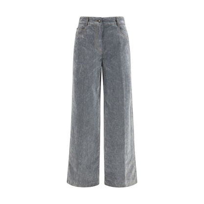 Forte_Forte Gray Cotton Jeans Denim