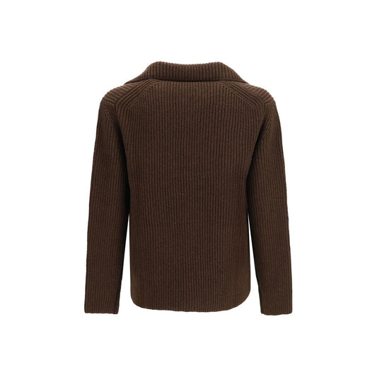 Brooksfield Brown Wool Oves Aries Full-Length Jacket