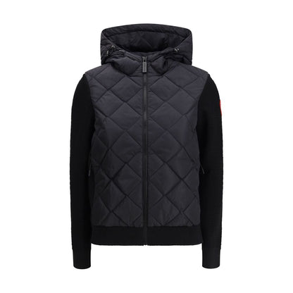 Canada Goose Black Wool Oves Aries Full-Length Jacket