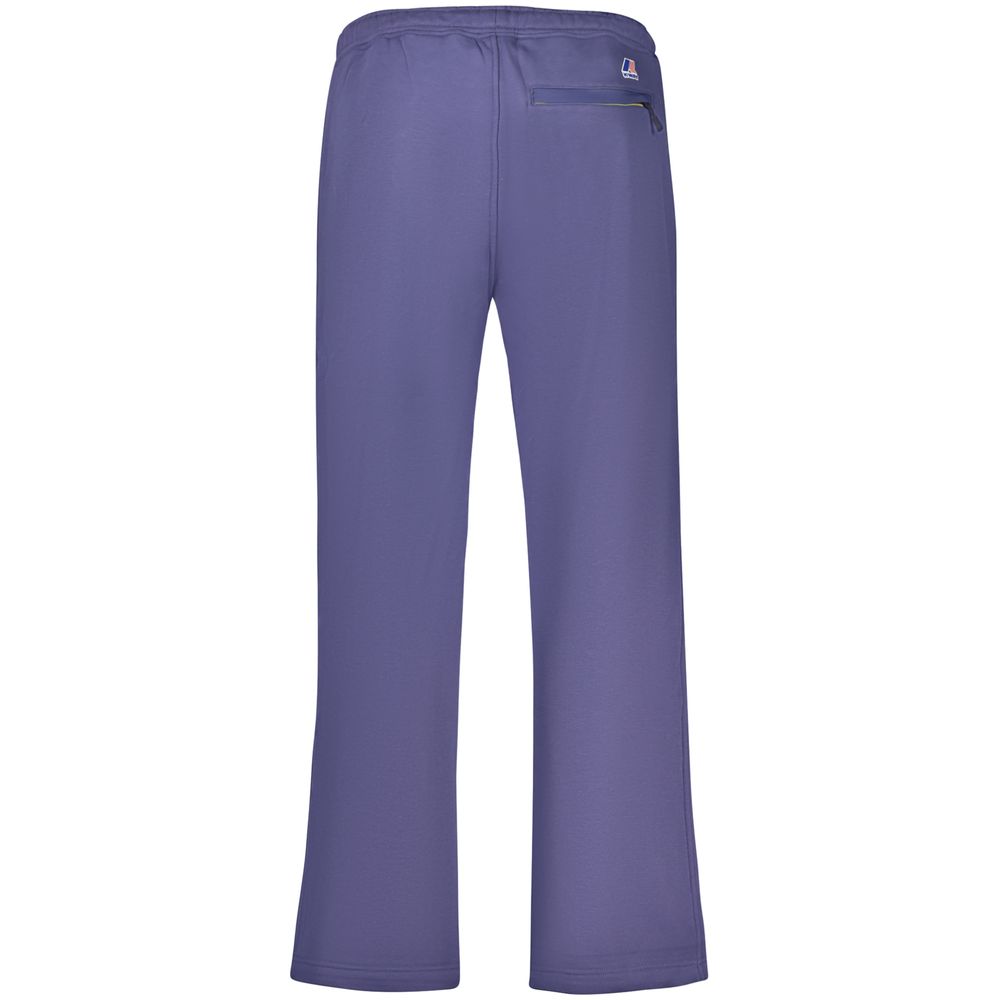 K-WAY Blue Cotton Men Pant