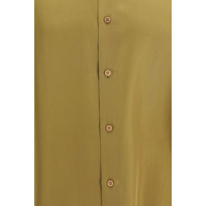 Valentino Garavani Beige Silk Dress Shirt