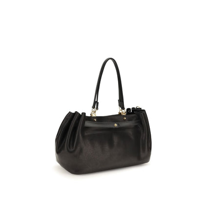 Balenciaga Black Calf Leather Bos Taurus Shoulder Bag