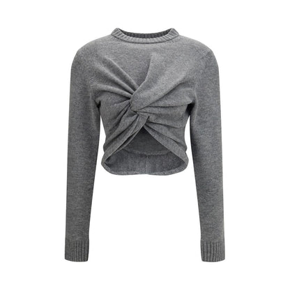 Balenciaga Gray Wool Oves Aries Sweatshirt