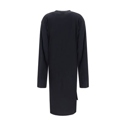 Balenciaga Black Cotton Casual Dress