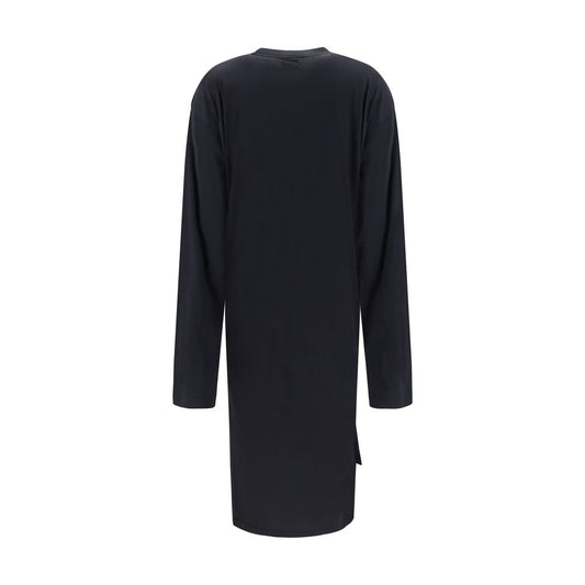 Balenciaga Black Cotton Casual Dress