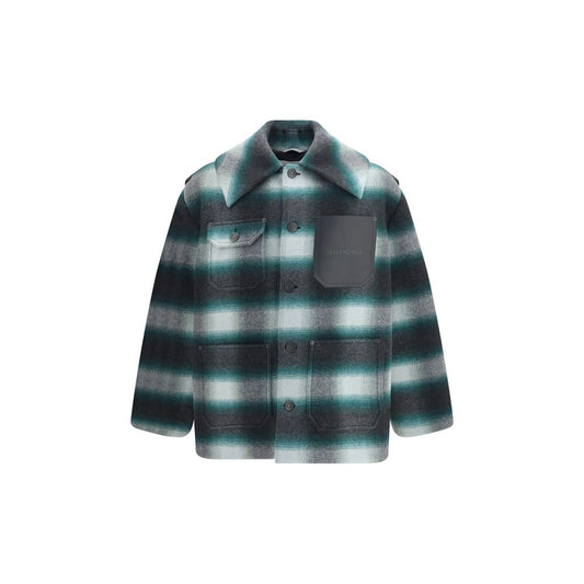 Balenciaga Bicolor Wool Oves Aries Jacket
