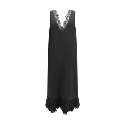 Ganni Black Acetate Casual Dress