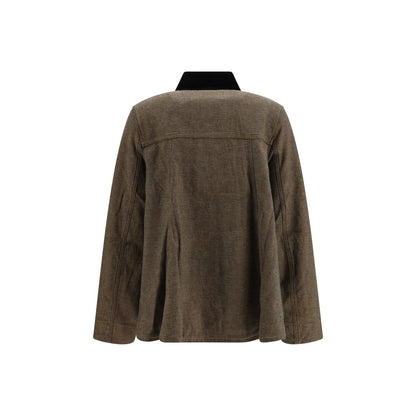 Ganni Brown Cotton Denim Jacket