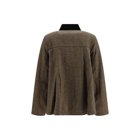 Ganni Brown Cotton Denim Jacket
