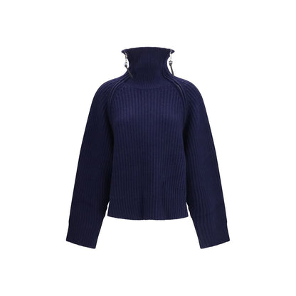 Ganni Blue Wool Oves Aries Sweatshirt