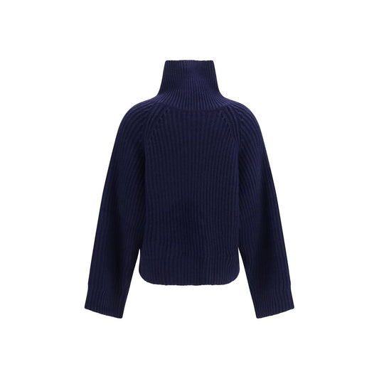 Ganni Blue Wool Oves Aries Sweatshirt