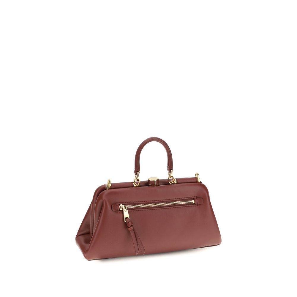 Dolce & Gabbana Red Lamb Ovis Aries Handbag