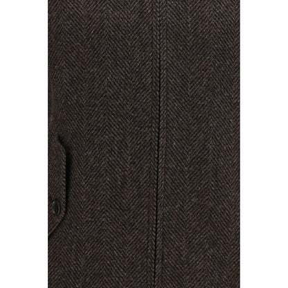 Baracuta Brown Viscose Biker Jacket