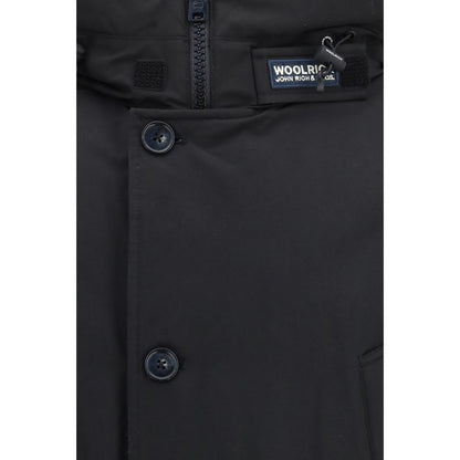 Woolrich Black Cotton Shell Jacket