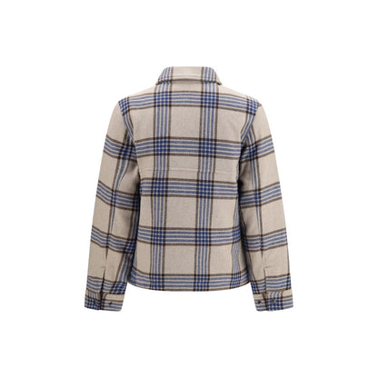 Woolrich Beige Wool Oves Aries Denim Jacket