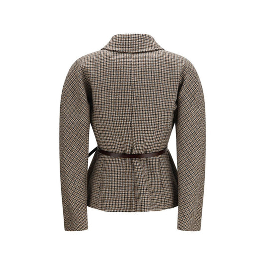 P.A.R.O.S.H. Beige Wool Oves Aries Blazer