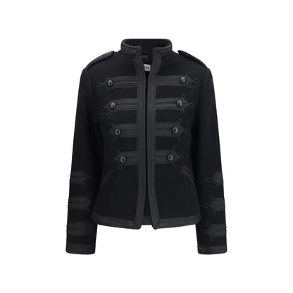P.A.R.O.S.H. Black Wool Oves Aries Jacket