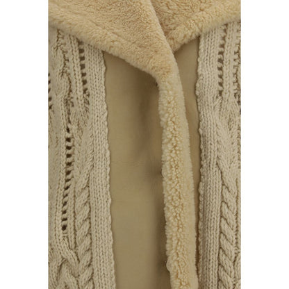 Ermanno Scervino Beige Wool Oves Aries Sweatshirt