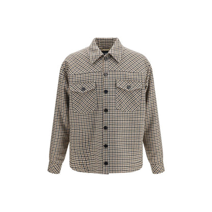 Dolce & Gabbana Brown Wool Oves Aries Full-Length Jacket