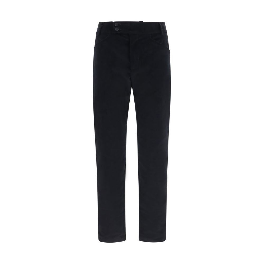 Dolce & Gabbana Black Cotton Casual Pants
