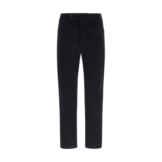 Dolce & Gabbana Black Cotton Casual Pants
