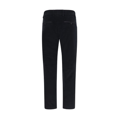Dolce & Gabbana Black Cotton Casual Pants