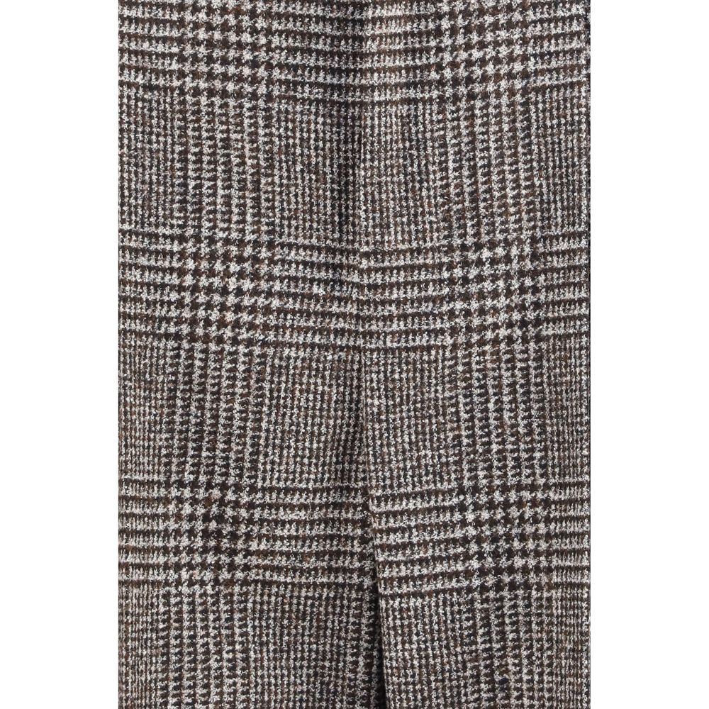 Dolce & Gabbana Brown Alpaca Vicugna Pacos Pants