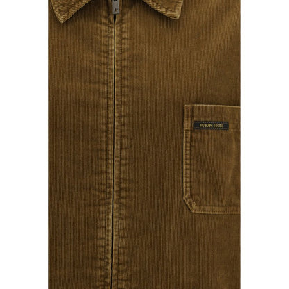 Golden Goose Brown Cotton Full-Length Jacket