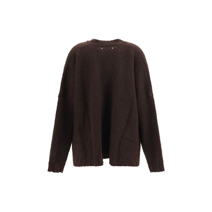 Golden Goose Brown Wool Oves Aries Cardigan