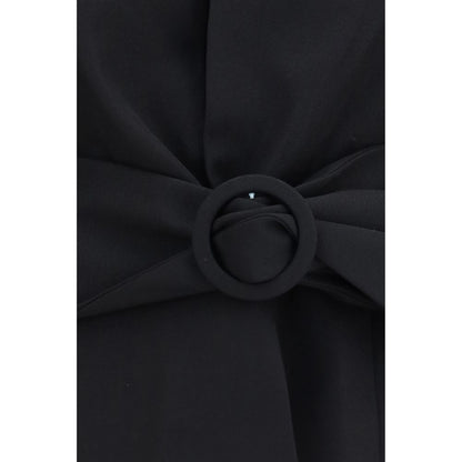 Jacquemus Black Wool Oves Aries Full-Length Jacket