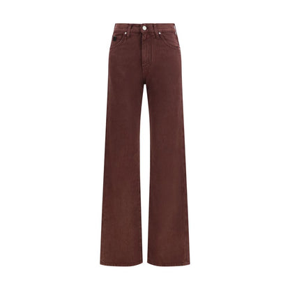 Jacob Cohen Bordeaux Cotton Straight-Leg Jeans