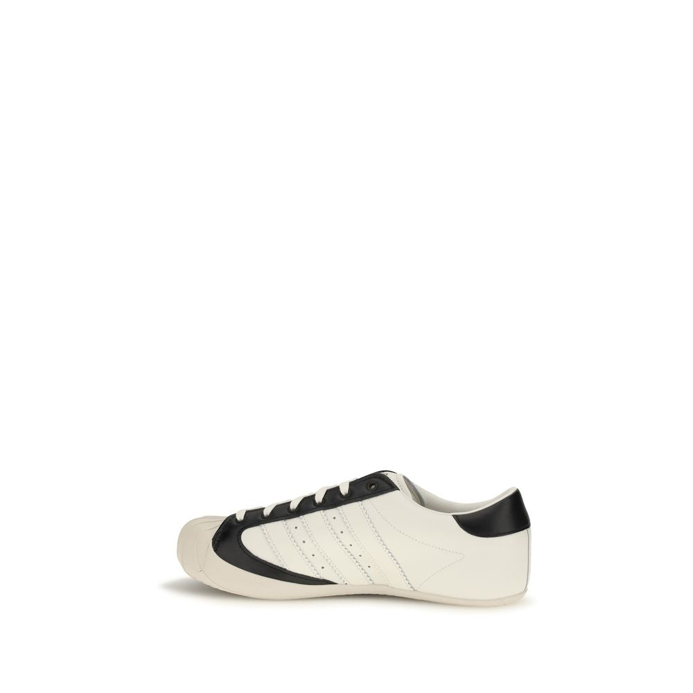 Y-3 White Calf Leather Bos Taurus Low Top Sneakers