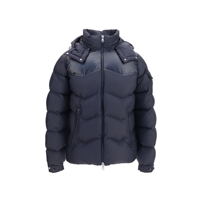 Moncler Blue Goose Down Full-Length Jacket
