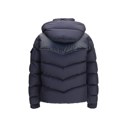 Moncler Blue Goose Down Full-Length Jacket
