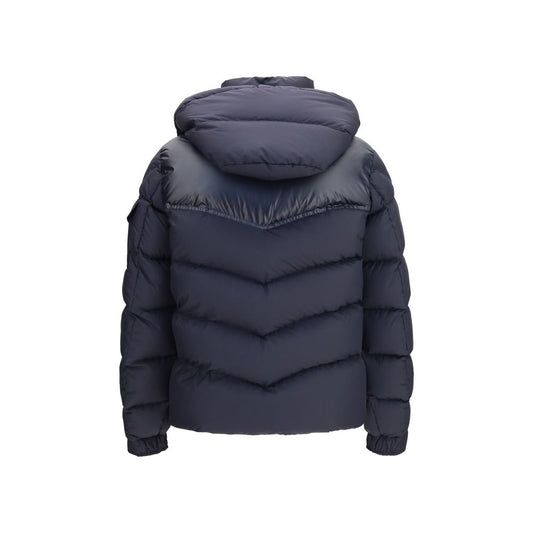 Moncler Blue Goose Down Full-Length Jacket