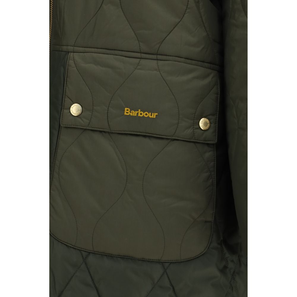 Barbour Bicolor Polyester Full-Length Jacket