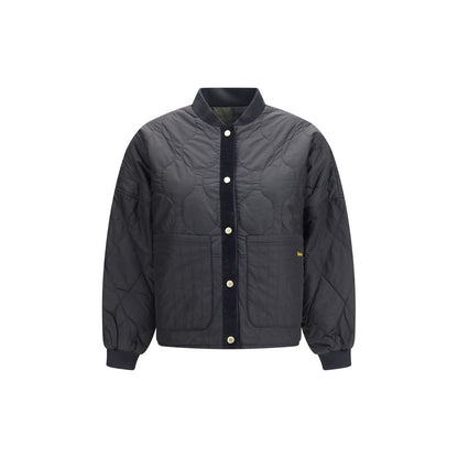 Barbour Black Polyester Bomber