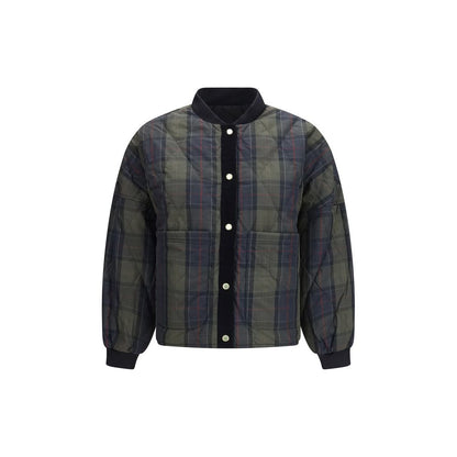 Barbour Black Polyester Bomber